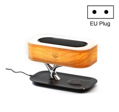 Lampe de Table Arbre Créative avec Haut-Parleur Bluetooth, Chargement Sans Fil et Gradation - IVOIRART.COM