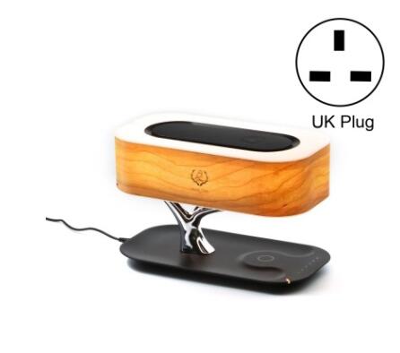 Lampe de Table Arbre Créative avec Haut-Parleur Bluetooth, Chargement Sans Fil et Gradation - IVOIRART.COM