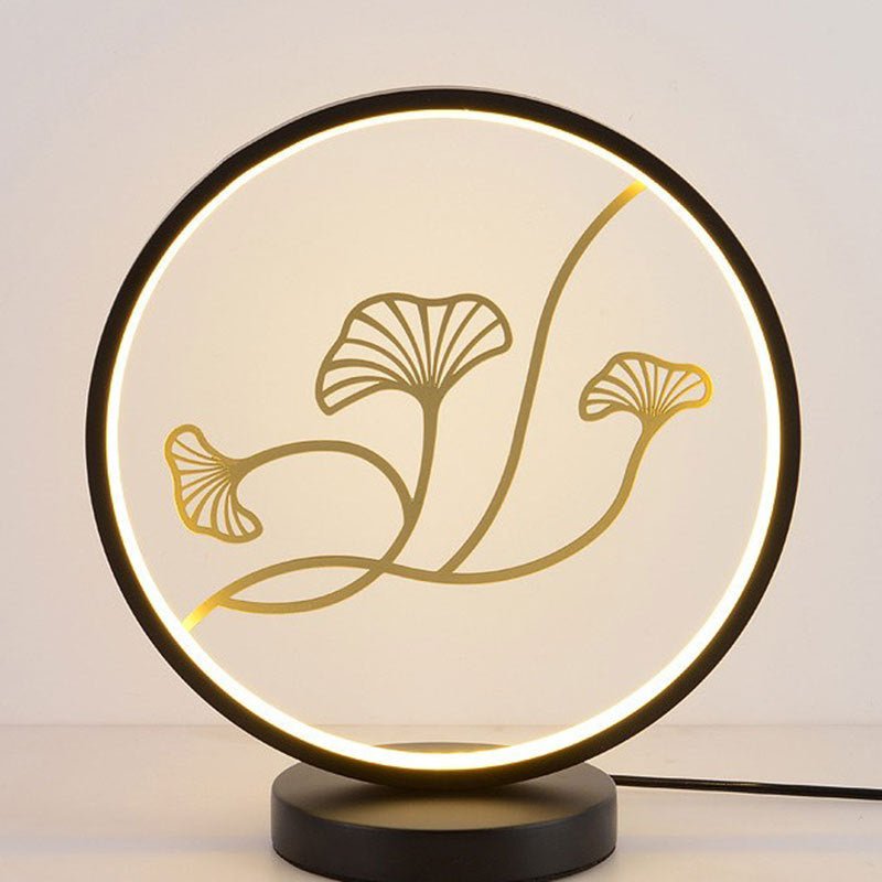 Lampe de table en céramique style chinois LED, élégante et fonctionnelle - IVOIRART.COM