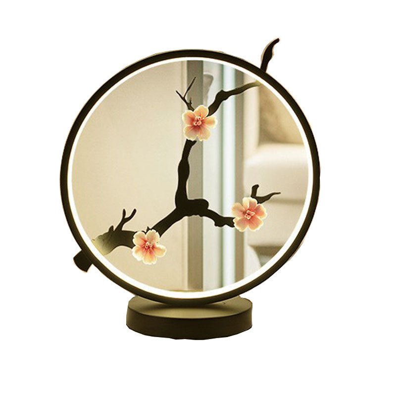 Lampe de table en céramique style chinois LED, élégante et fonctionnelle - IVOIRART.COM