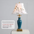 Lampe de table en céramique tout cuivre émaillée style américain minimaliste pro - IVOIRART.COM