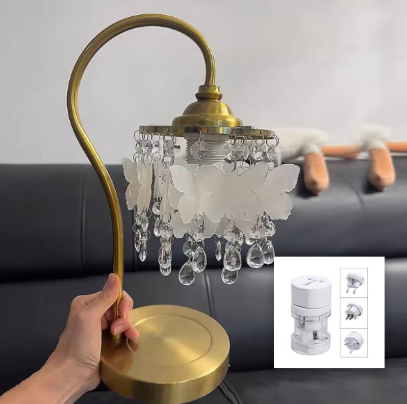 Lampe de table en cristal — Luminaire de chevet luxe léger, style nordique 220V. - IVOIRART.COM