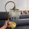 Lampe de table en cristal — Luminaire de chevet luxe léger, style nordique 220V. - IVOIRART.COM