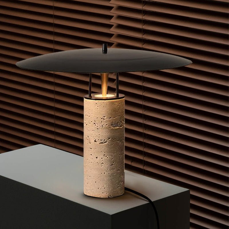 Lampe de table en pierre style nordique post-moderne pour chambre et salon chic - IVOIRART.COM