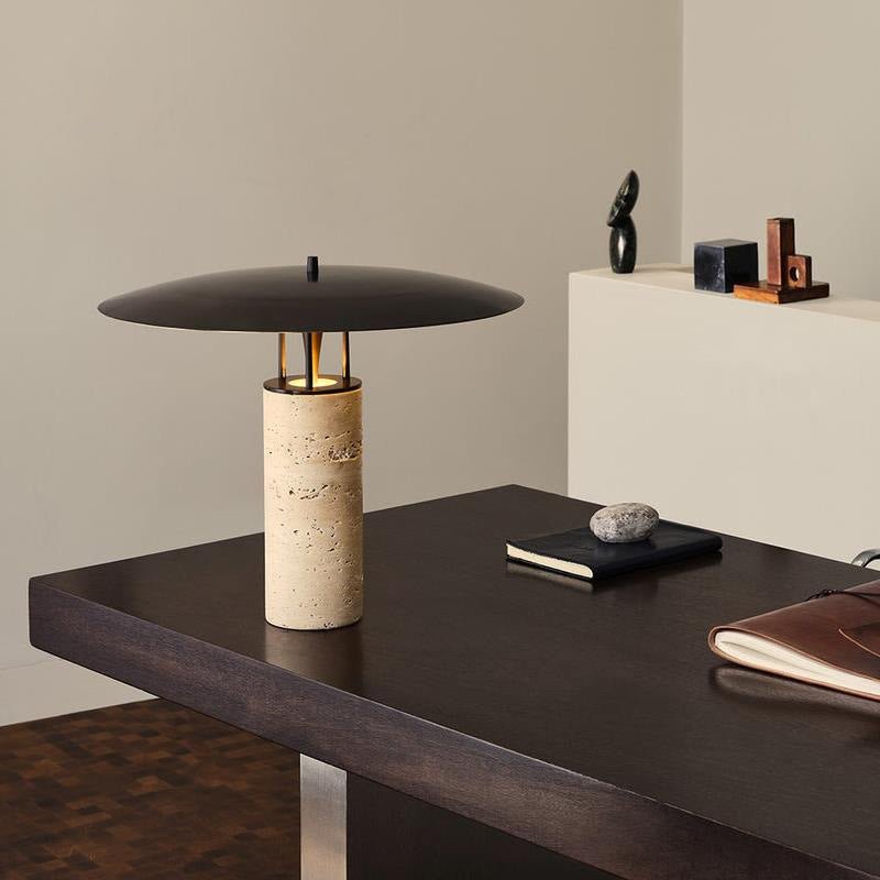 Lampe de table en pierre style nordique post-moderne pour chambre et salon chic - IVOIRART.COM