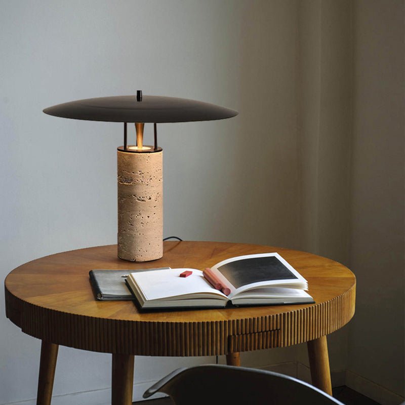 Lampe de table en pierre style nordique post-moderne pour chambre et salon chic - IVOIRART.COM