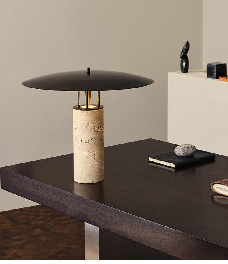 Lampe de table en pierre style nordique post-moderne pour chambre et salon chic - IVOIRART.COM
