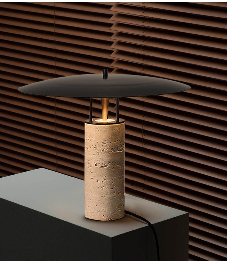 Lampe de table en pierre style nordique post-moderne pour chambre et salon chic - IVOIRART.COM
