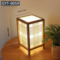 Lampe de Table Japonaise en Bambou - Lampe de Chevet Handmade E27 Élégante Design - IVOIRART.COM