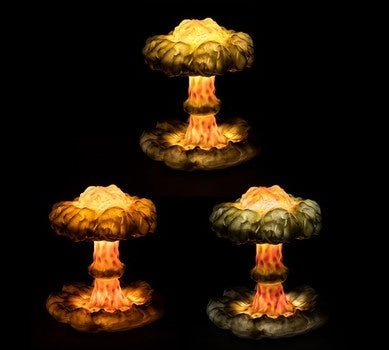 Lampe de table LED Mushroom Cloud Creative – Lumière tricolore, protection yeux - IVOIRART.COM