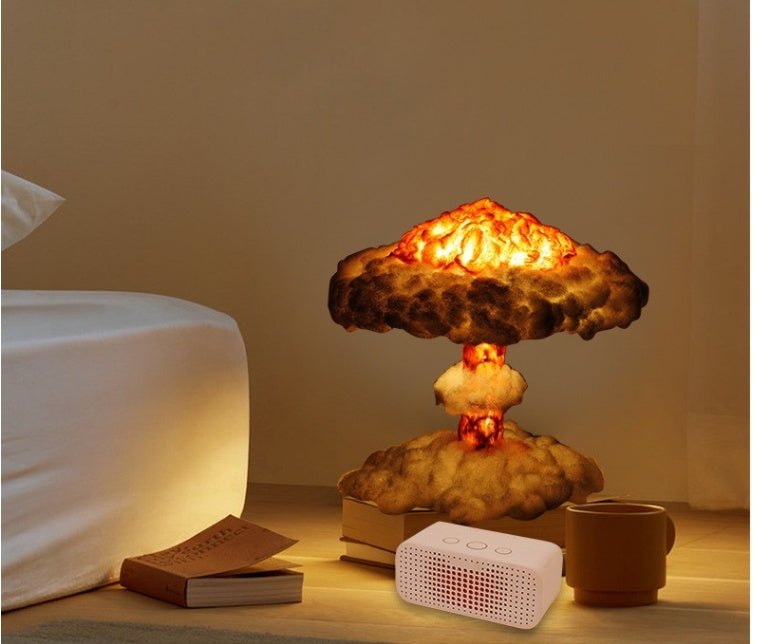 Lampe de table LED Mushroom Cloud Creative – Lumière tricolore, protection yeux - IVOIRART.COM