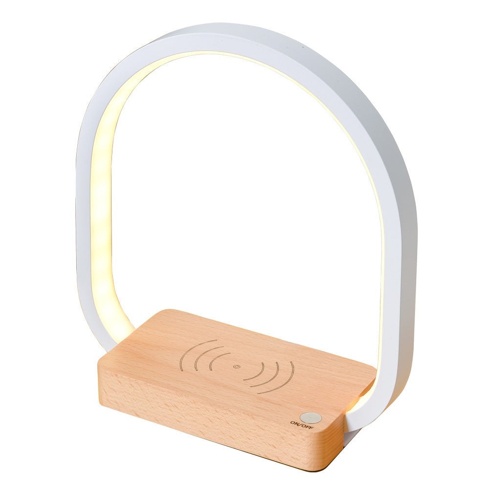 Lampe de table multifonctionnelle avec recharge sans fil et protection des yeux - IVOIRART.COM