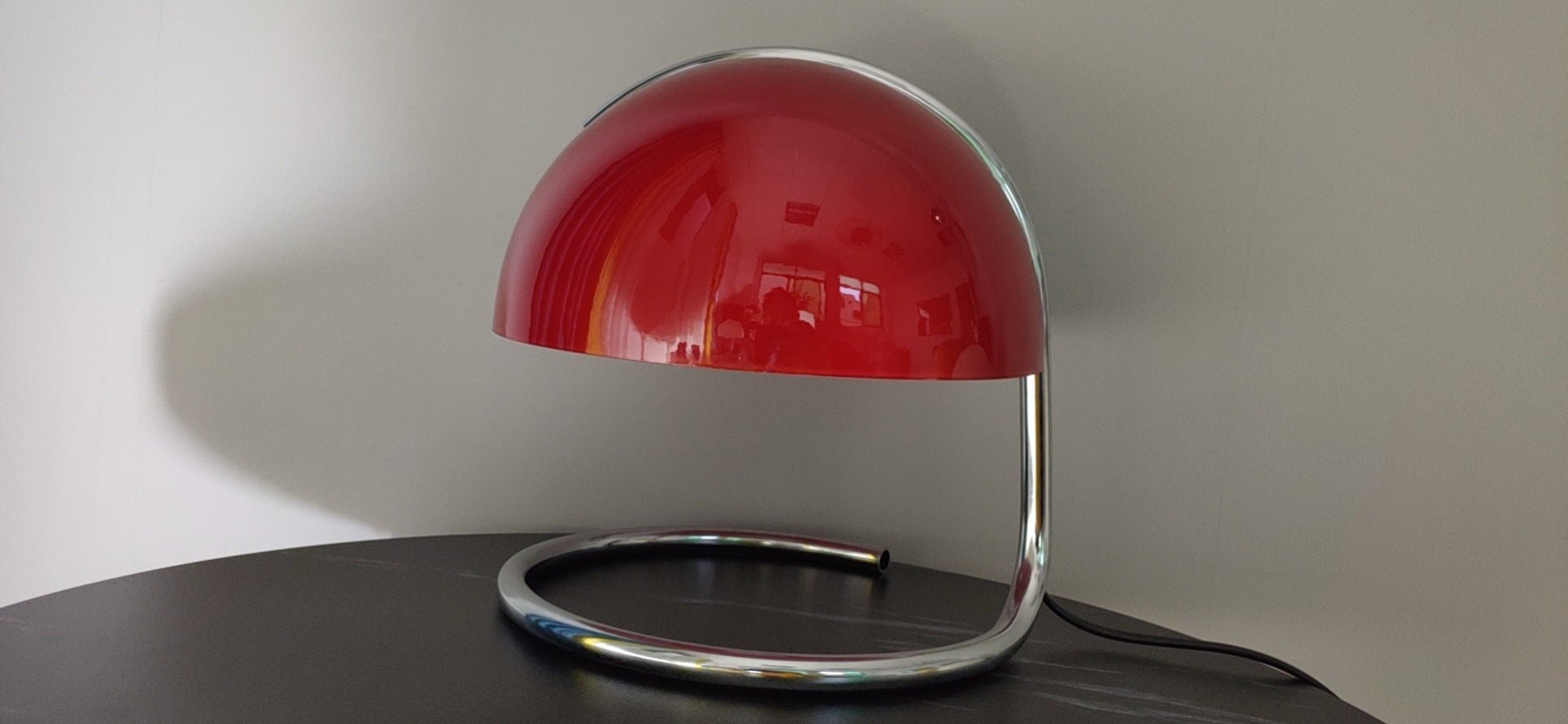 Lampe de table rétro en métal, lampadaire de chevet champignon tendance, éclairage cosy - IVOIRART.COM