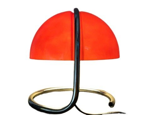 Lampe de table rétro en métal, lampadaire de chevet champignon tendance, éclairage cosy - IVOIRART.COM