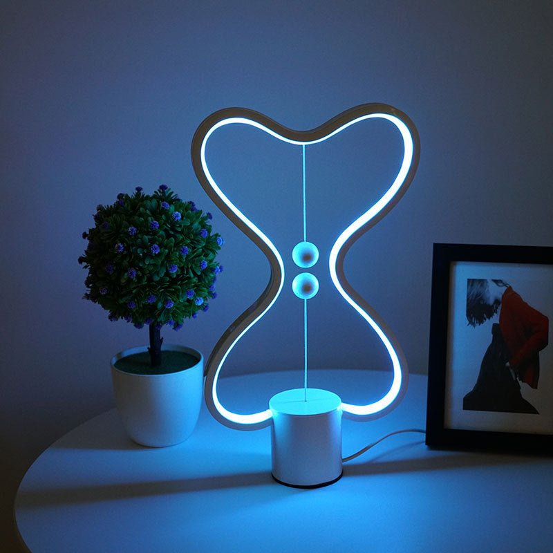 Lampe d'équilibre LED 7 couleurs à alimentation USB pour bureau et chambre - IVOIRART.COM