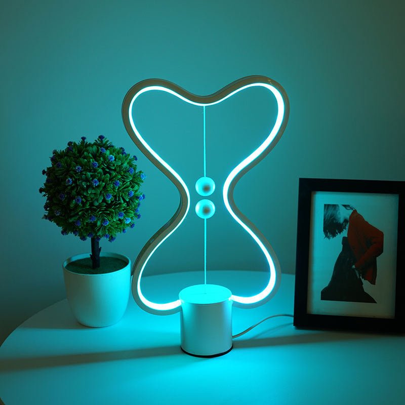 Lampe d'équilibre LED 7 couleurs à alimentation USB pour bureau et chambre - IVOIRART.COM