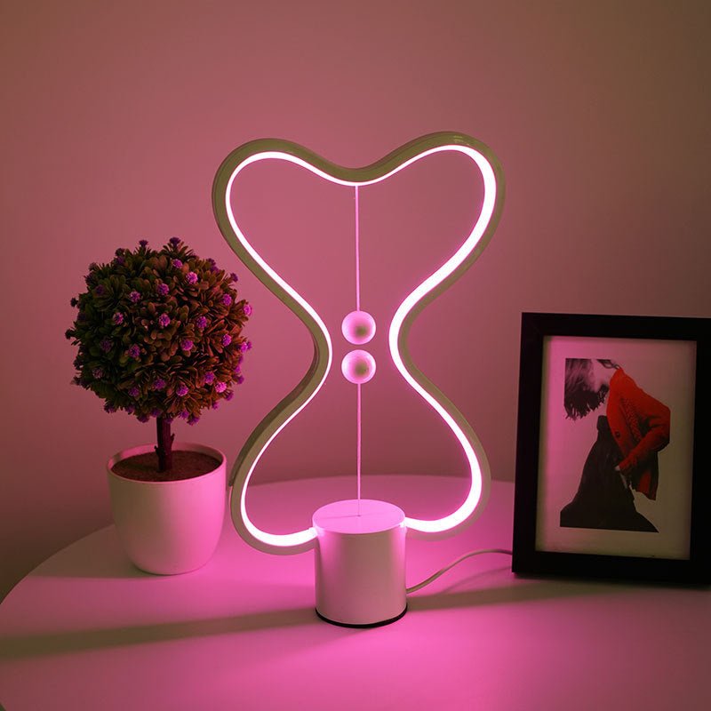 Lampe d'équilibre LED 7 couleurs à alimentation USB pour bureau et chambre - IVOIRART.COM