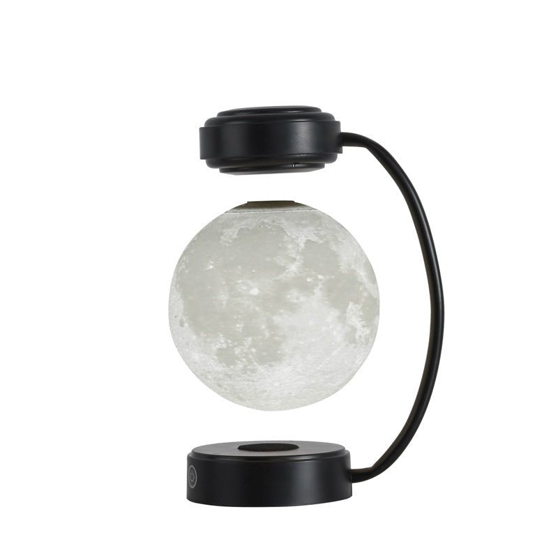 Lampe Lanterne Flottante Rotative Magnétique Sans Fil 3D LED Lune pour Bureau et Maison - IVOIRART.COM