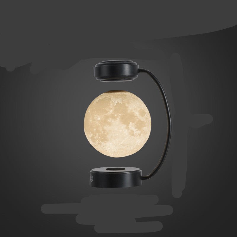 Lampe Lévitation Magnétique Lune Personnalité Créative Pour Table de Chevet - IVOIRART.COM