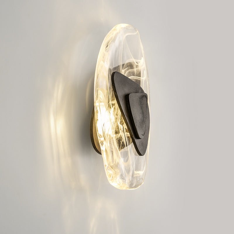 Lampe Murale de Luxe en Cristal Bloc de Glace Atmosphérique en Verre - IVOIRART.COM