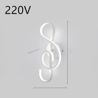 Lampe murale LED minimaliste nordique pour chambre à coucher, lampe de chevet - IVOIRART.COM