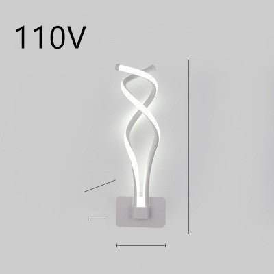Lampe murale LED minimaliste nordique pour chambre à coucher, lampe de chevet - IVOIRART.COM
