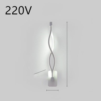 Lampe murale LED minimaliste nordique pour chambre à coucher, lampe de chevet - IVOIRART.COM