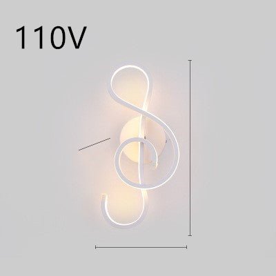 Lampe murale LED minimaliste nordique pour chambre à coucher, lampe de chevet - IVOIRART.COM
