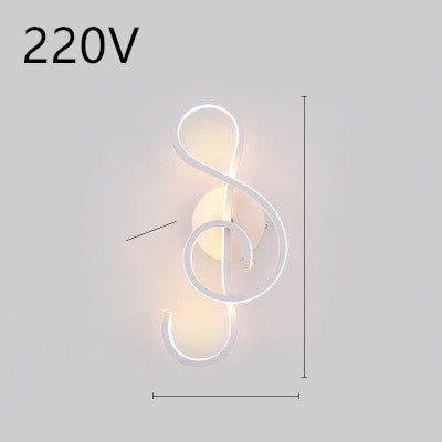 Lampe murale LED minimaliste nordique pour chambre à coucher, lampe de chevet - IVOIRART.COM