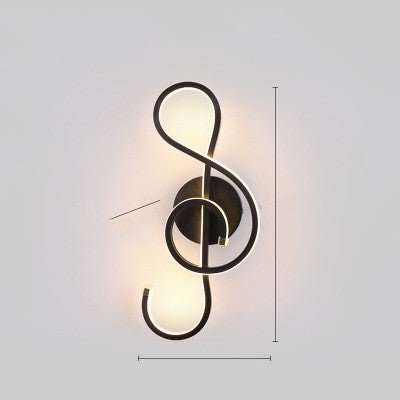 Lampe murale LED minimaliste nordique pour chambre à coucher, lampe de chevet - IVOIRART.COM