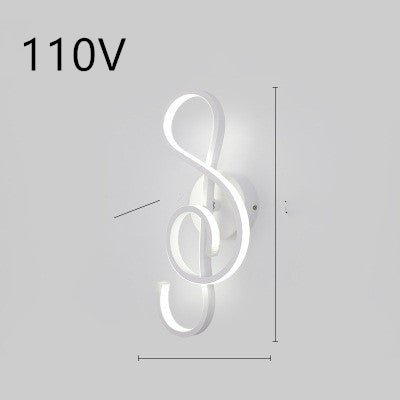 Lampe murale LED minimaliste nordique pour chambre à coucher, lampe de chevet - IVOIRART.COM