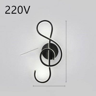 Lampe murale LED minimaliste nordique pour chambre à coucher, lampe de chevet - IVOIRART.COM