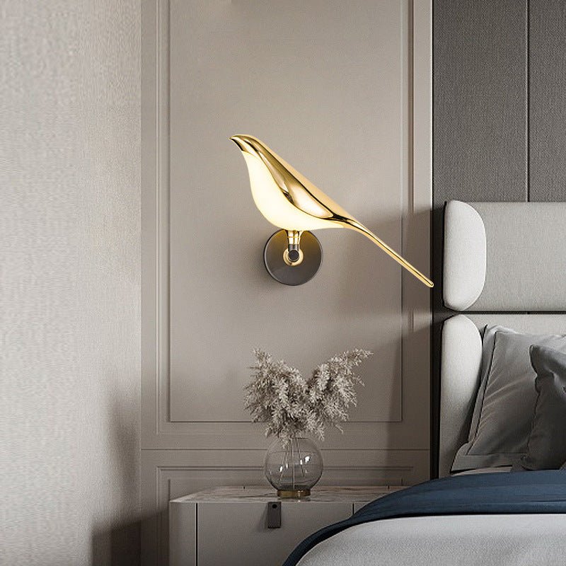 Lampe Murale LED Moderne Simplicité Modèle Oiseau Pie Applique Intérieure - IVOIRART.COM