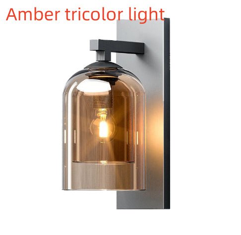 Lampe Murale Nordique Design pour Villa Salon Hôtel Escalier Balcon Créative en Verre - IVOIRART.COM