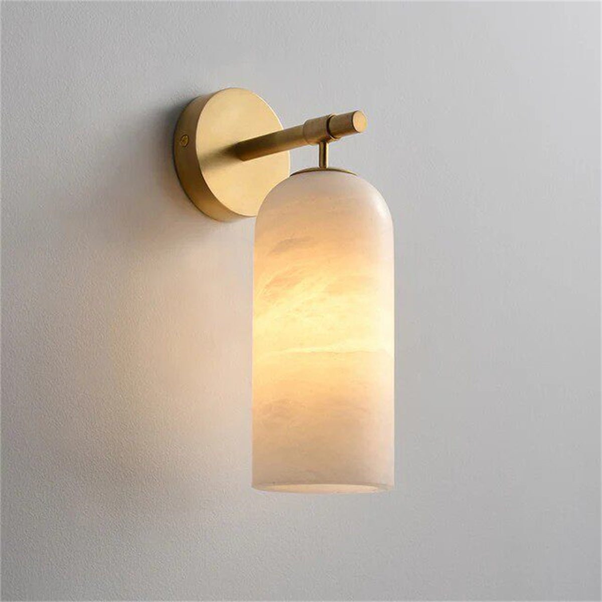 Lampe murale simple en marbre cuivre - Applique murale design Espagne 1 lumière. - IVOIRART.COM