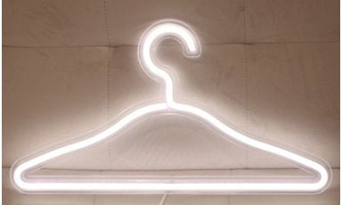 Lampe Néon LED avec Panneau Arrière en Acrylique, Lumière de Nuit Décorative - IVOIRART.COM