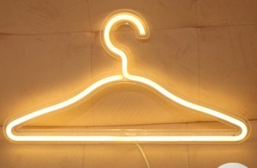 Lampe Néon LED avec Panneau Arrière en Acrylique, Lumière de Nuit Décorative - IVOIRART.COM