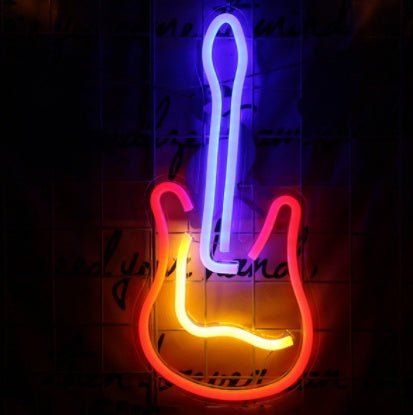 Lampe Néon LED avec Panneau Arrière en Acrylique, Lumière de Nuit Décorative - IVOIRART.COM