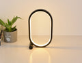 Lampe Ovale Acrylique USB à Brancher, Contrôle Tactile, Luminosité Réglable, Moderne Simple Créative, Lampe de Nuit, Lampe de Chevet Lecture, Lampe de Bureau LED - IVOIRART.COM