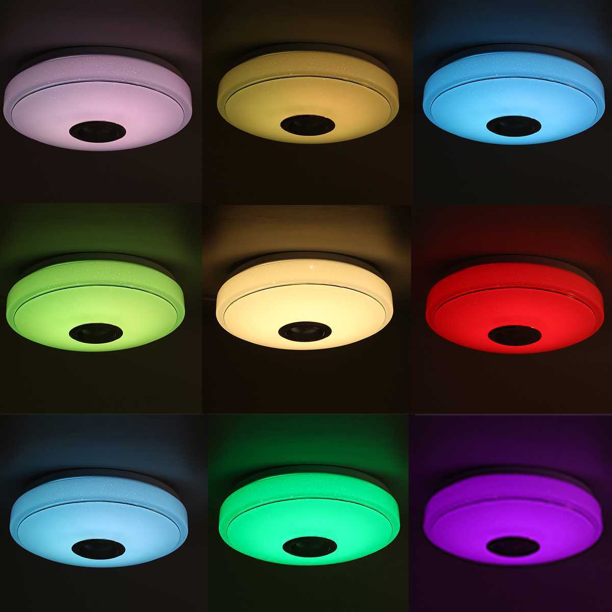 Lampe Plafonnier Intelligente WiFi Tuya LED Colorée Contrôle App Télécommande - IVOIRART.COM