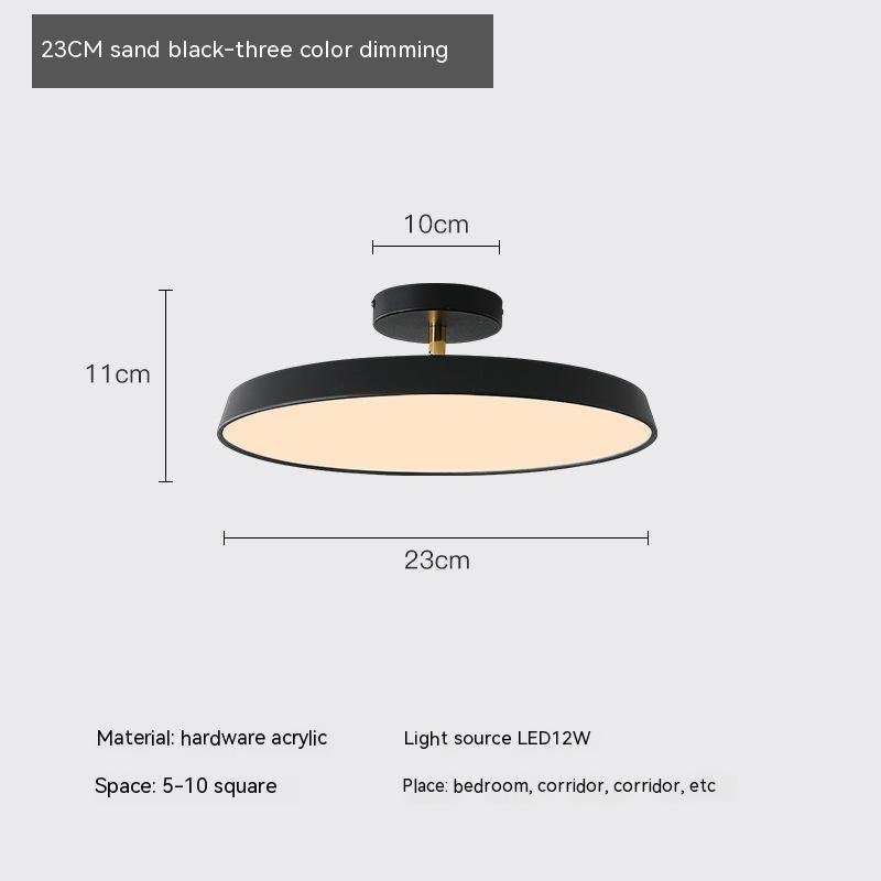 Lampe Plafonnier Moderne Simple Scandinave pour Chambre, Couloir et Hall - IVOIRART.COM