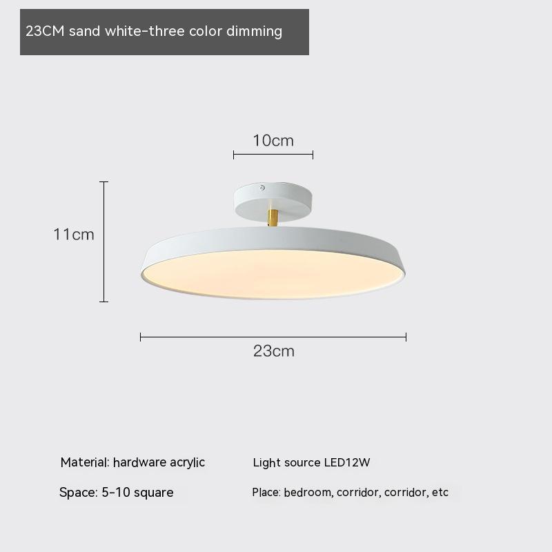 Lampe Plafonnier Moderne Simple Scandinave pour Chambre, Couloir et Hall - IVOIRART.COM