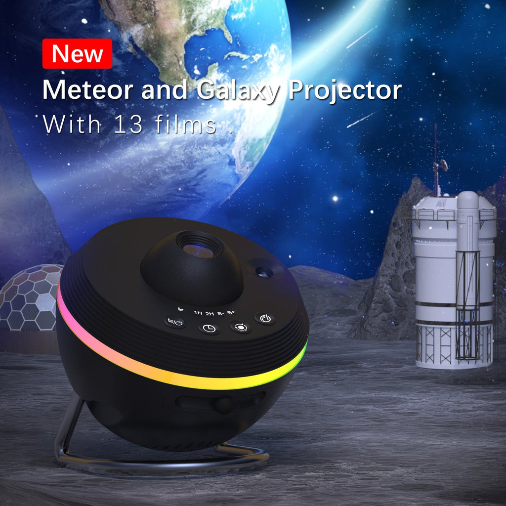 Lampe Projecteur Galaxie 13 en 1 Ultra Claire Rotative Boule Planétarium LED Pro - IVOIRART.COM