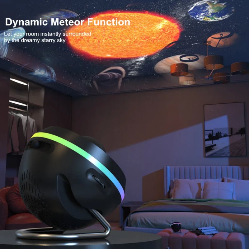 Lampe Projecteur Galaxie Rotative 13 en 1 Effet Ultra Clair Météore Planétaire - IVOIRART.COM