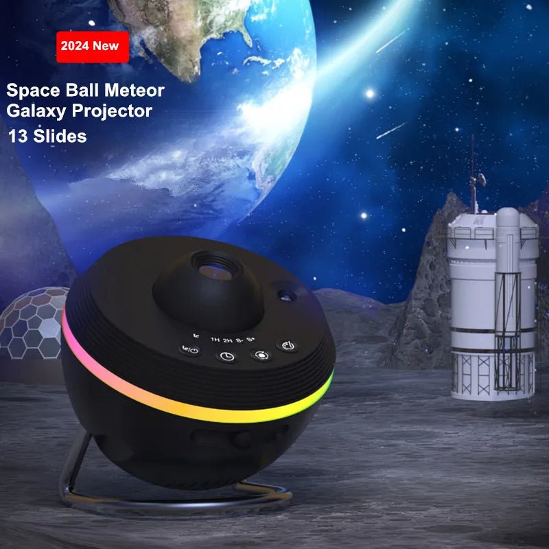 Lampe Projecteur Galaxie Rotative 13 en 1 Effet Ultra Clair Météore Planétaire - IVOIRART.COM