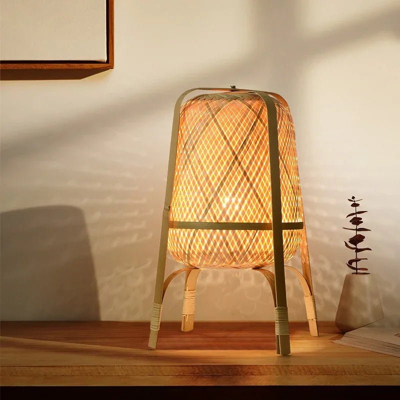 Lampe sur pied de style japonais pour intérieur, élégante et fonctionnelle - IVOIRART.COM