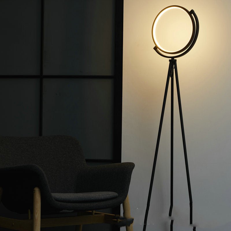 Lampe sur Pied en Aluminium avec Lumière LED Supplémentaire pour Étude Décorative - IVOIRART.COM