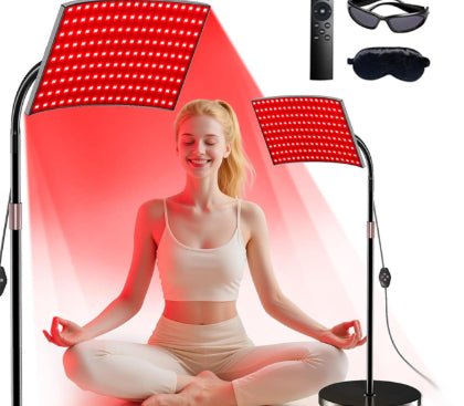 Lampe sur pied orientable de luminothérapie rouge et infrarouge pour la maison XL - IVOIRART.COM