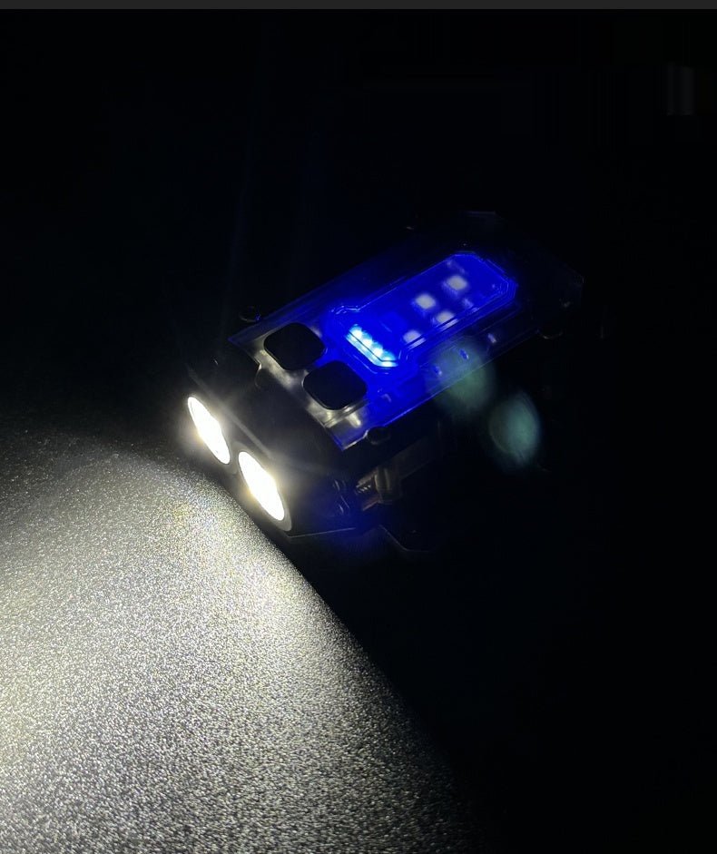 Lampe Torche Miniature Tactique Portable avec Signalisation et Fixation Sac à Dos - IVOIRART.COM