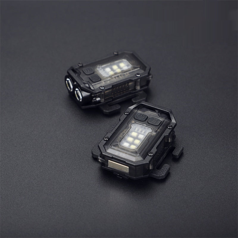 Lampe Torche Miniature Tactique Portable avec Signalisation et Fixation Sac à Dos - IVOIRART.COM
